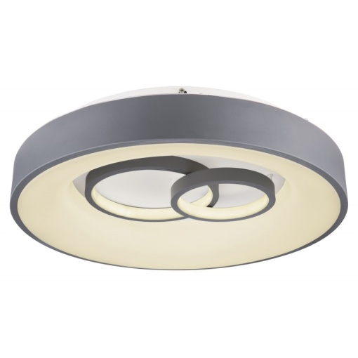 Plafoniera LED dimabila cu telecomanda design modern MAVY alb/gri 48416-50R GL