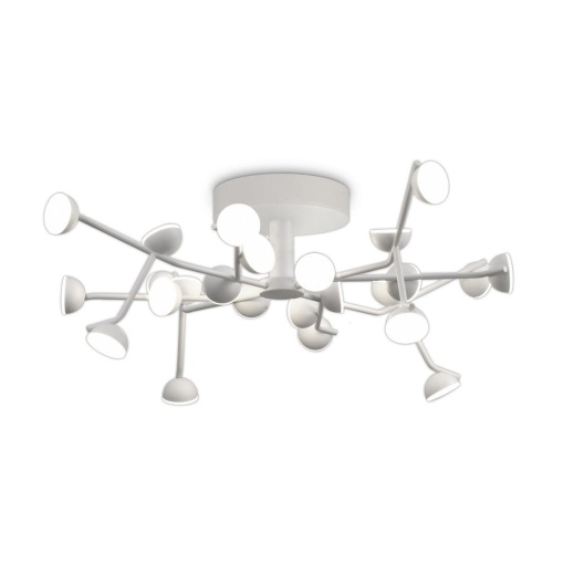 Plafoniera, Lustra aplicata LED dimabil design modern ADN alb