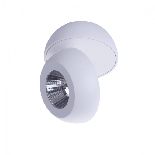 Spot LED aplicat directionabil de tavan/plafon OJOS 1 alb