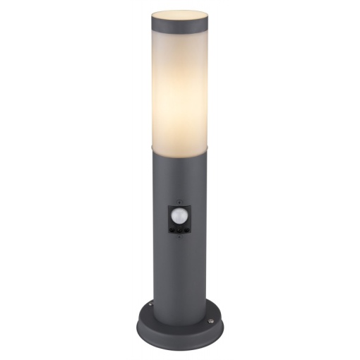 Stalp, lampa pentru exterior design modern cu senzor de miscare, IP44 BOSTON antracit 3158AS GL