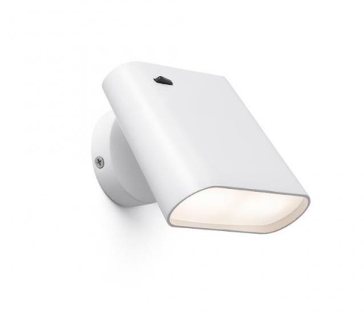 Aplica de perete directionabila alba, 62115 AUREA LED