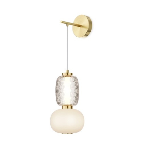 Aplica de perete LED design modern decorativ Pattern auriu