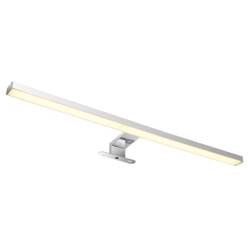 Aplica LED pentru baie design modern IP44 Jaime argintiu, opal