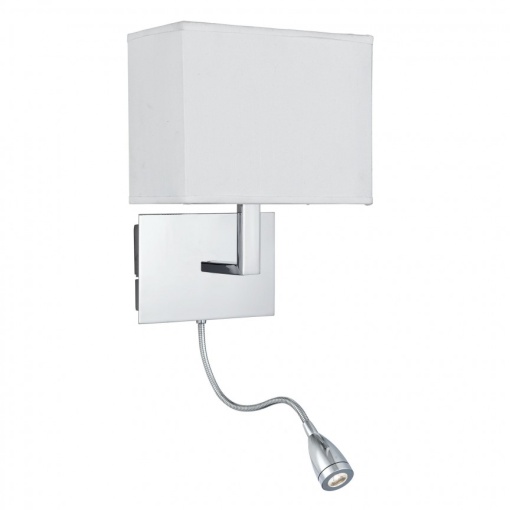 Aplica moderna eleganta cu reader Led Wall crom 6519CC SRT
