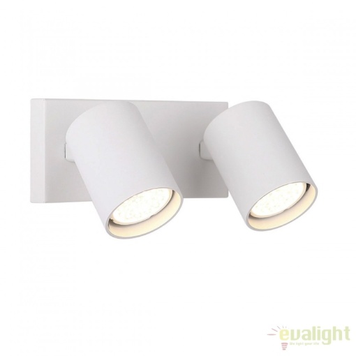Aplica perete cu 2 spoturi directonabile TOP II alb W0220 MX