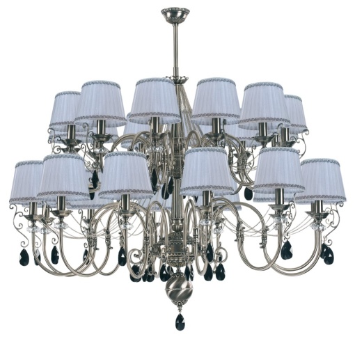 Candelabru 24 brate design clasic realizata manual, Cristal Swarovski Luca