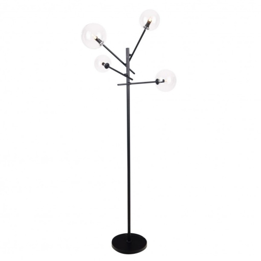 Lampadar design industrial, minimalist Lollipop 4L negru F0051 MX