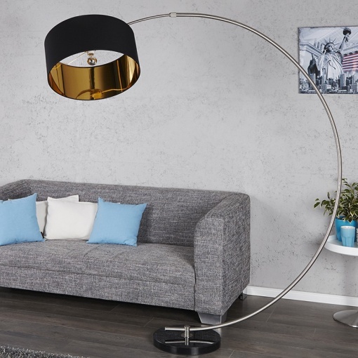 Lampadar elegant inalt, cu arc si dimabil Python A-5758 VC