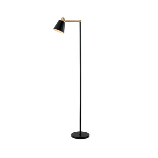 Lampadar, lampa de podea design modern Ging negru, auriu