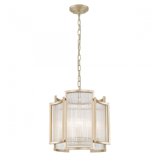 Lustra, Candelabru elegant design modern SERGIO auriu P0528-03A-V6AC ZL - Img 1