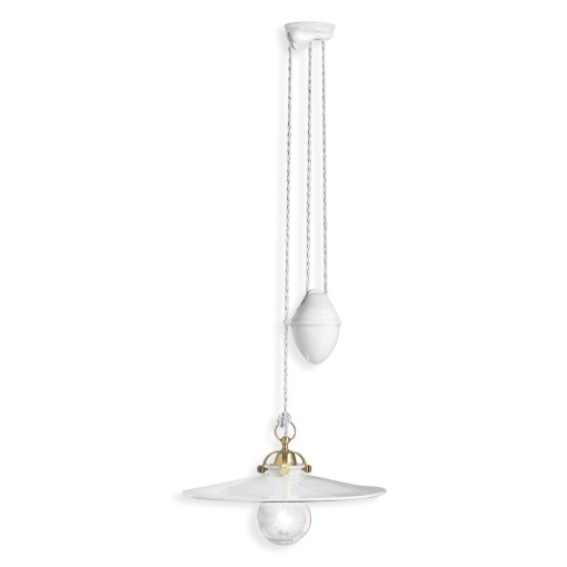 Lustra cu inaltime reglabila design clasic realizata manual ASTI 31cm