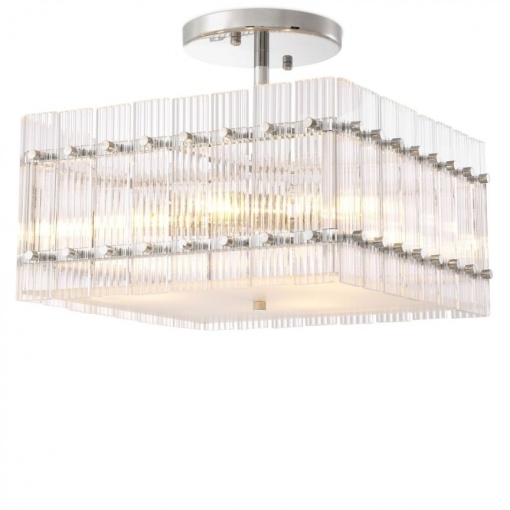 Lustra design LUX Ruby square, nickel 115536 HZ