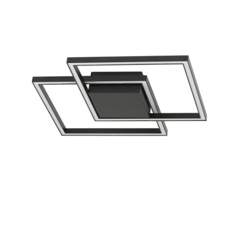 Lustra LED aplicata design modern geometric BILBAO 25W negru NVL-9500822