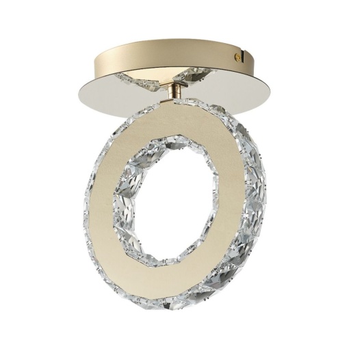 Lustra LED aplicata design modern Girona auriu
