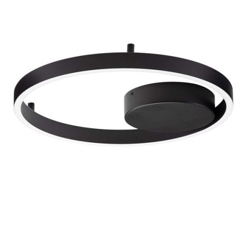 Lustra LED aplicata design modern minimalist HEDRA D-40cm negru