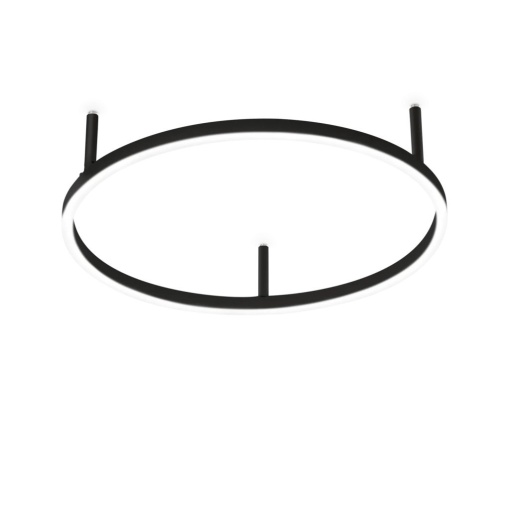 Lustra LED design geometric Oracle slim pl d050 round 4000k on-off negru