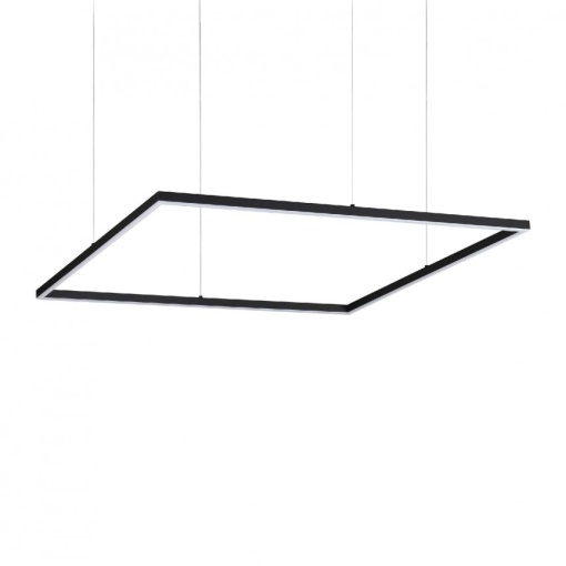 Lustra LED design modern geometric ORACLE SLIM SP D090 SQUARE 3000K ON-OFF BK - Img 1