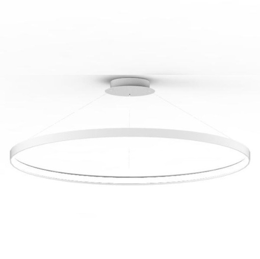 Lustra LED suspendata design modern circular CIRCLE 110, alb LA0717/1 - WH ZL