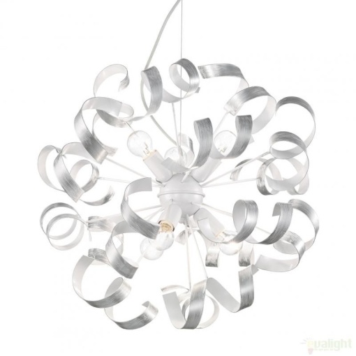 Lustra,Pendul modern diametru 53cm, VORTEX SP6 101613 argintiu