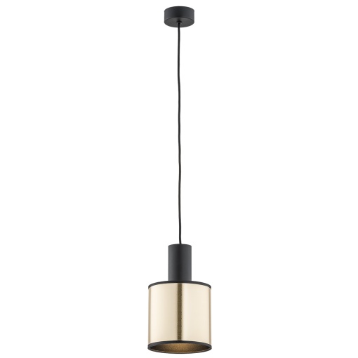 Pendul cu spot design modern minimalist HERMAN negru/auriu