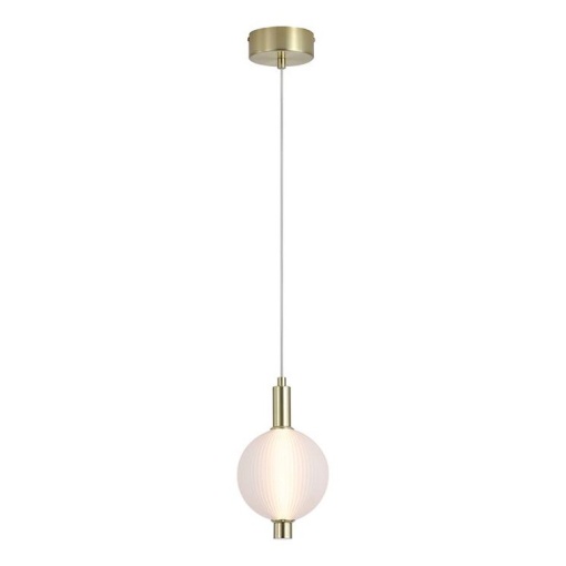 Pendul LED alama lucios sticla acid Luminique