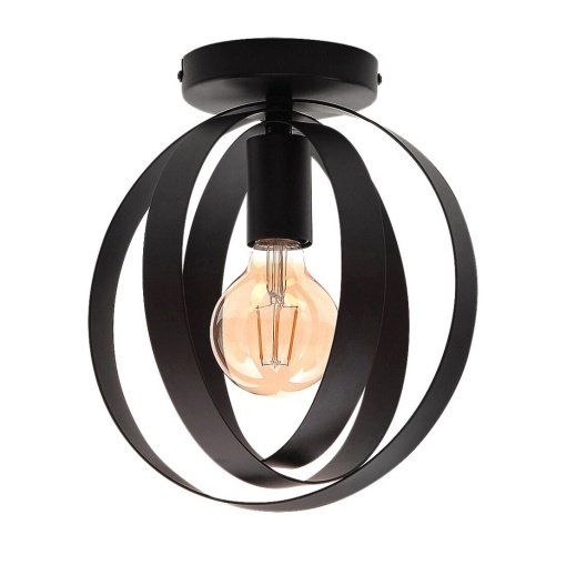 Plafoniera design modern Cortado negru