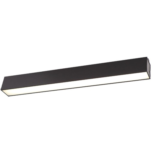 Plafoniera LED dimabila design modern LINEAR, 4000K negru C0190D MX