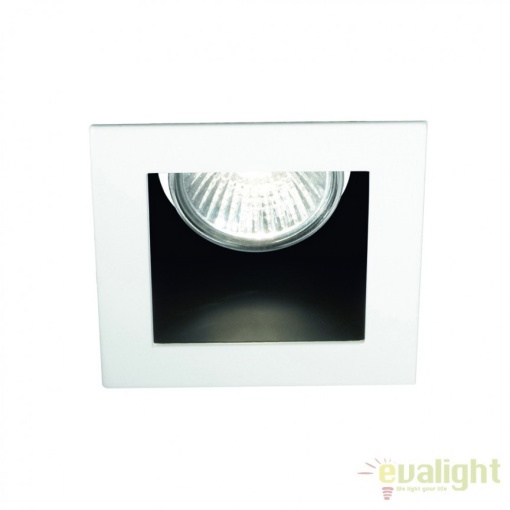Spot incastrabil pt. tavan fals 9x9cm, FUNKY FI1 BIANCO 083230
