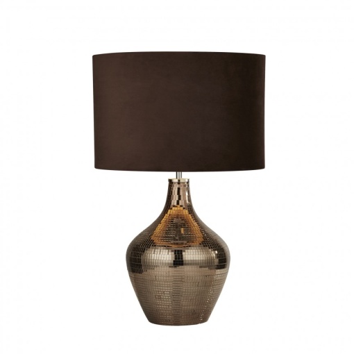 Veioza, Lampa de masa moderna Smoked Mosaic EU3847SM SRT