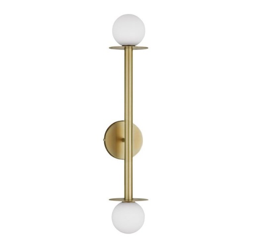Aplica cu 2 surse de iluminat design modern Pielo auriu