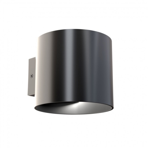 Aplica de perete design tehnic Rond negru MYC066WL-01B