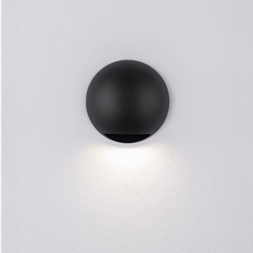Aplica exterior cu iluminat jos LED IP65 PASSO negru