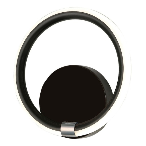 Aplica LED design modern Willow negru mat, alb
