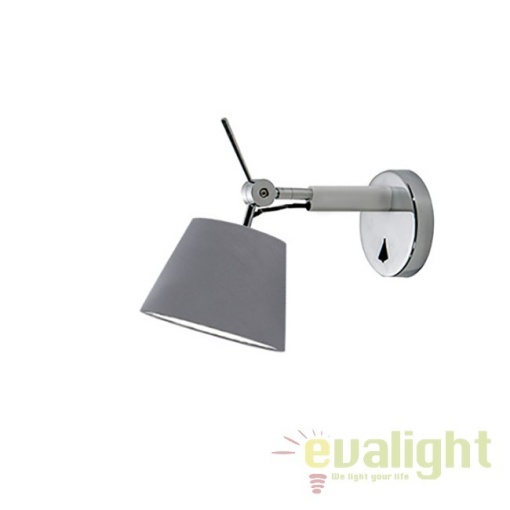 Aplica perete directionabila design modern ZYTA XS ALU gri - Img 1