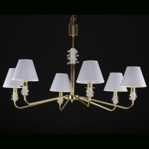 Candelabru 5 brate LUX design modern, Cristal Bohemia Exclusive TRINITY 02-CH