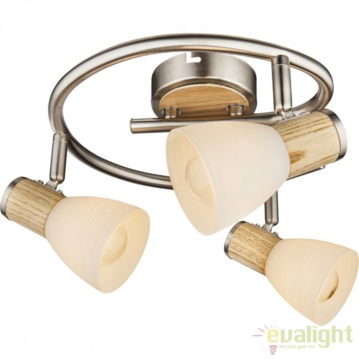 Lustra aplicata design modern 3 brate GYLFI 54352-3 GL