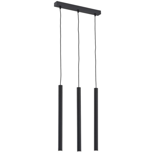 Lustra cu 3 pendule design minimalist Etna plus negru