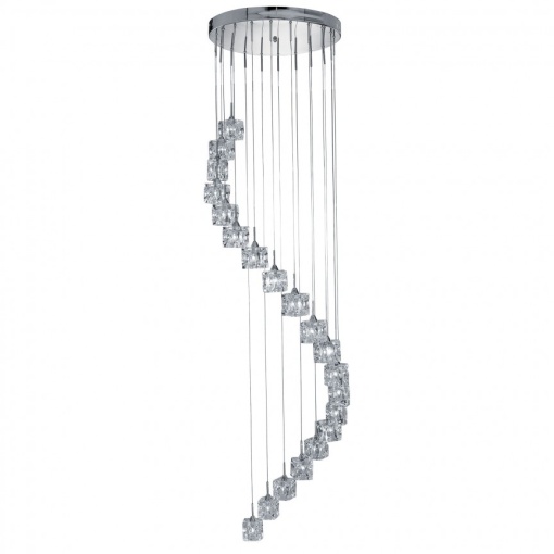 Lustra LED casa scarii design modern Ice Cube H-3M 7820-20-LED SRT
