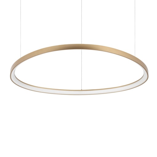 Lustra LED suspendata design circular Gemini sp d105 on-off 2700k aurie
