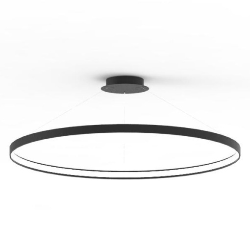 Lustra LED suspendata design modern circular CIRCLE 110, negru LA0722/1 - BK ZL