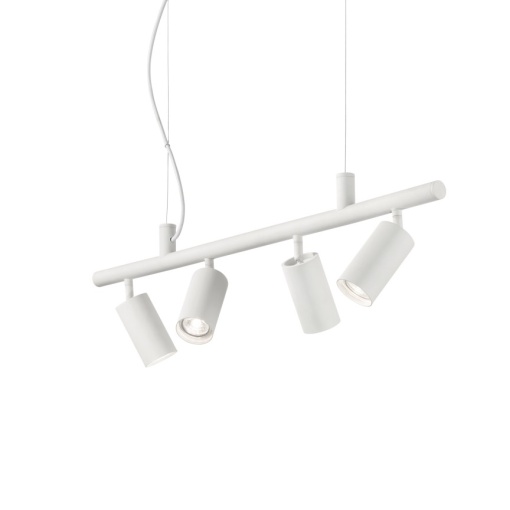 Lustra modera cu spoturi directionabile DYNAMITE SP4 BIANCO 231372 IDL