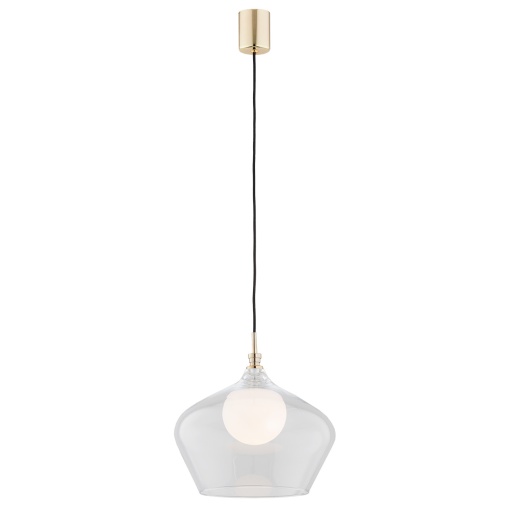 Lustra / Pendul modern design scandinav IRUN 30cm transparent