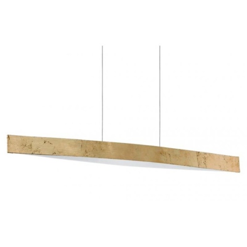 Lustra, Pendul modern L-97cm, finisaj auriu/alb, LED Fornes 93341 EL