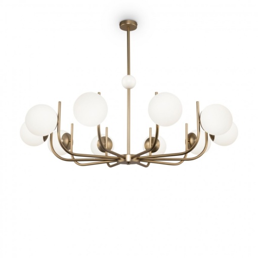 Lustra suspendata cu 10 brate design elegant Randez-Vous MYMOD109PL-10BS