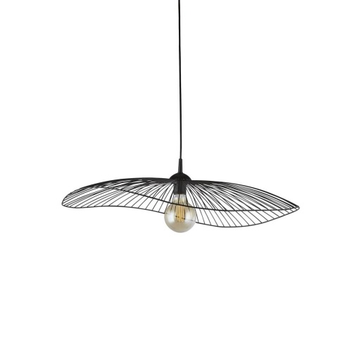 Lustra suspendata design deosebit Wave negru