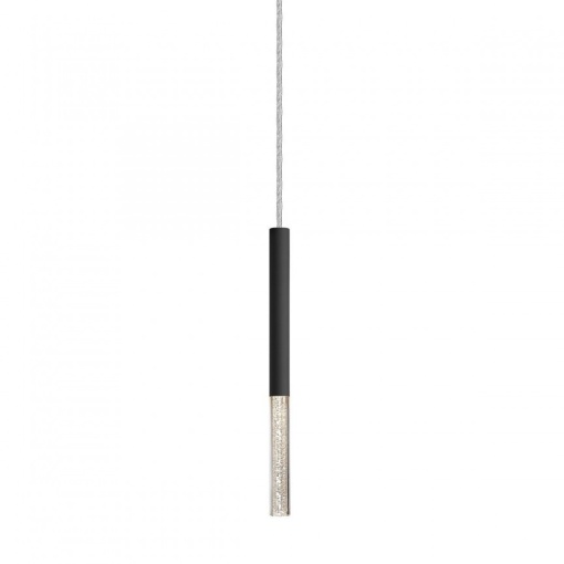 Pendul LED design minimalist One, negru mat