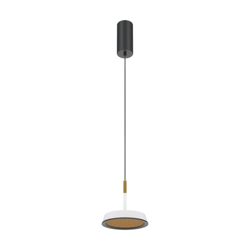 Pendul LED design modern El 14,5cm alb/auriu