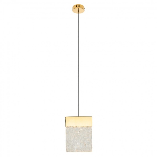 Pendul LED dimabil design modern VETRO auriu P0428D MX