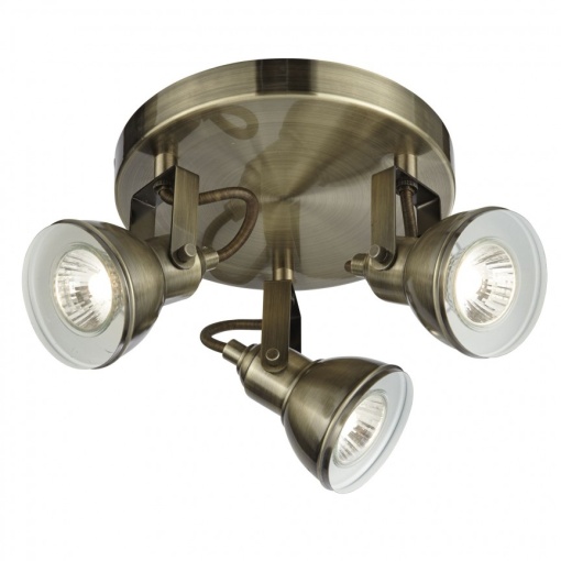 Plafoniera cu 3 spoturi directionabile Focus alama antic 1543AB SRT