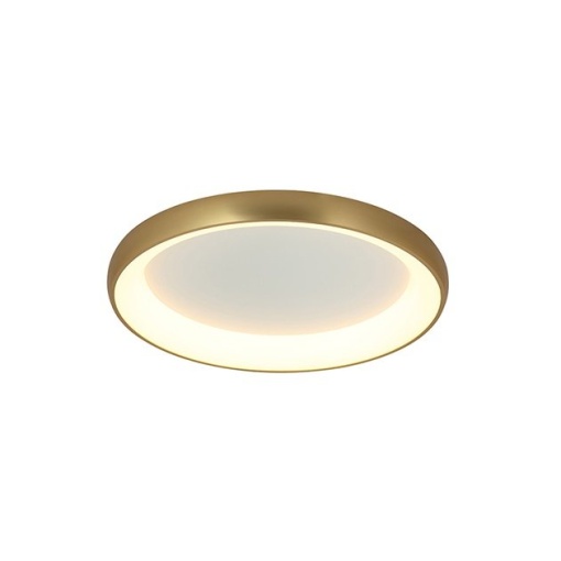 Plafoniera LED dimabil design modern Virun auriu periat